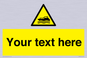 Custom Warning motorised watercraft